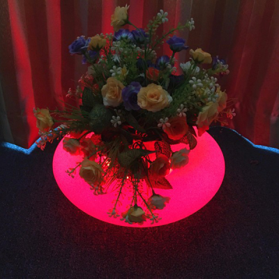 Factory price wholesale plastic vases led RGB color changing outdoor flower pots cheap plant pot